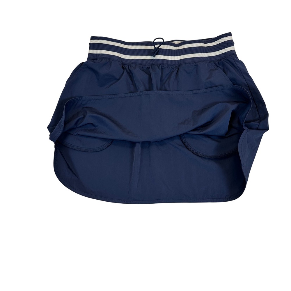 Offline by Aerie Navy Blue Striped Waistband Active Skort Pockets Women's Size M - Picture 4 of 5